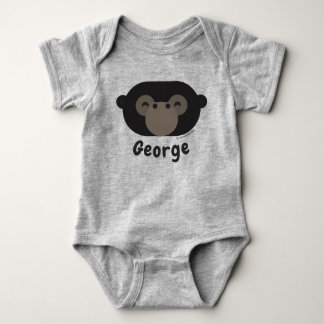 Jungle-Tiere Gorilla| Niedlich Ape Safari Boy Girl Baby Strampler