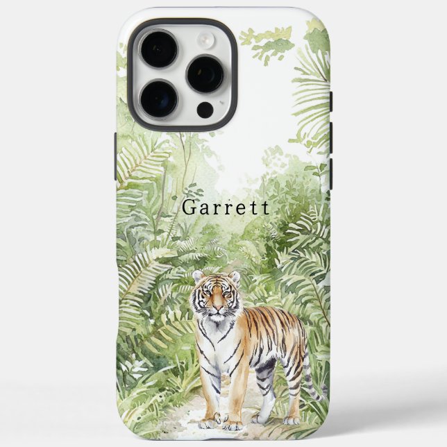 Jungle Tiger Case-Mate iPhone Hülle (Rückseite)