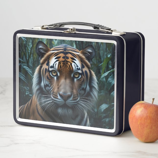 Jungle Tiger  Metall Brotdose (Beispiel)