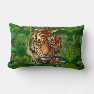 Jungle Tiger Pillow Farbiges Tiger Lumbar Kissen