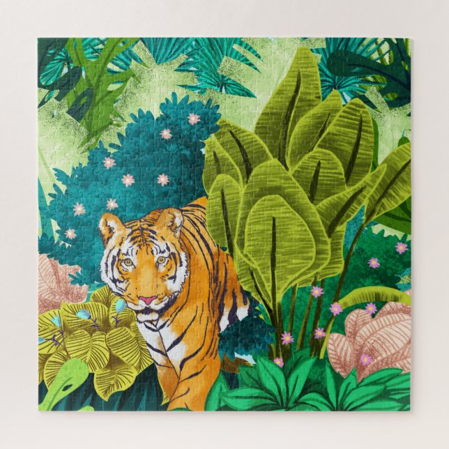 Jungle Tiger Puzzle (Vertikal)