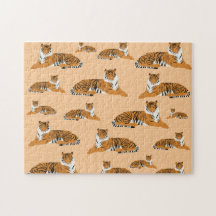 Jungle Tiger Tiermuster