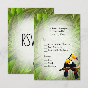 Jungle Toucans UAWG mit Entschlüsselung Einladung