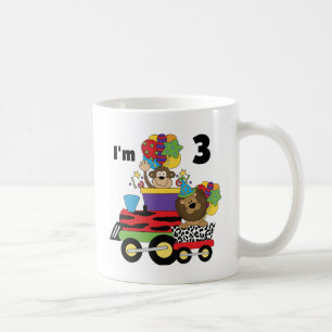 Jungle Train 3. Geburtstag Tshirts und Geschenke Tasse