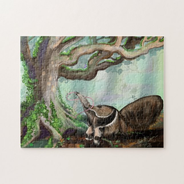 Jungle Tree and Giant Anteater Puzzle (Horizontal)