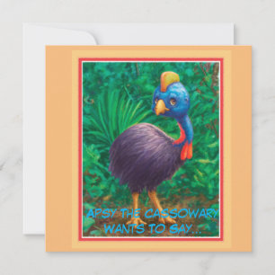 Jungle Whispers der Ermutigungsserie - Flachkarte