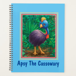 Jungle Wildlife Cassowary Planner Planer