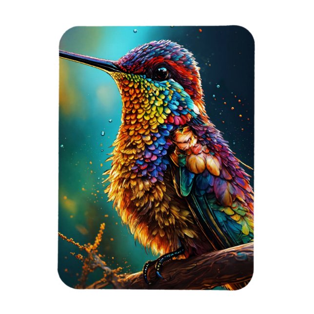 #JungleBirdsFlexiblePhotoMagnet Magnet (Vertikal)