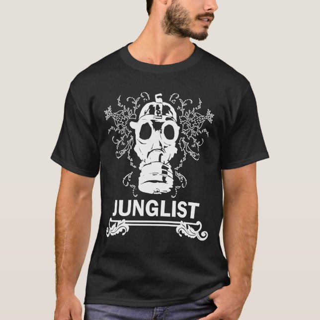 Junglis Dnb Drum N Bass Edm Rave Jungle Bass Dj T-Shirt (Vorderseite)