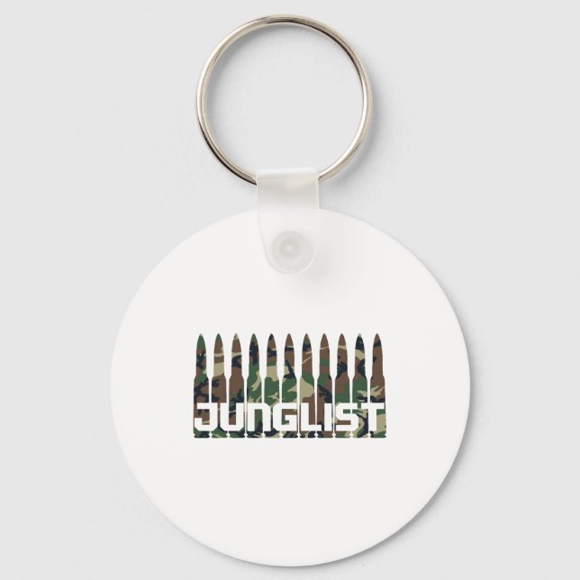 Junglist Camouflage Schlüsselanhänger (Vorderseite)