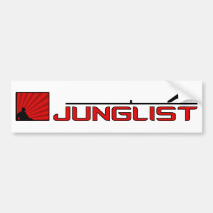 Junglist Turntable Autoaufkleber