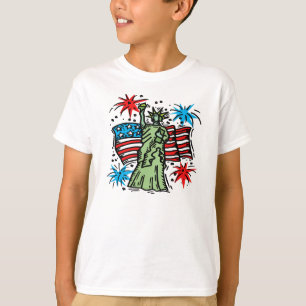 Jungs 4. Juli Shirt: "Lady Liberty" T-Shirt