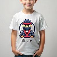 Jungs Cartoon Niedlich Ninja Krieger