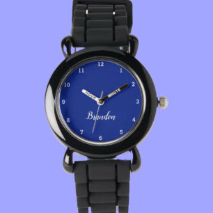 Jungs Cool Modernes Schwarzes Stilvolles Individue Armbanduhr