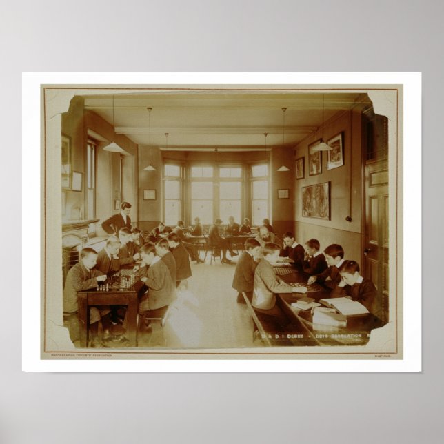 Jungs Erholungsraum im Deaf and Dumb Institute Poster (Vorne)