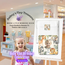 Jungs erster Geburtstag - Jungle Safari Stickers