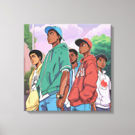 Jungs für Männer Leinwanddruck