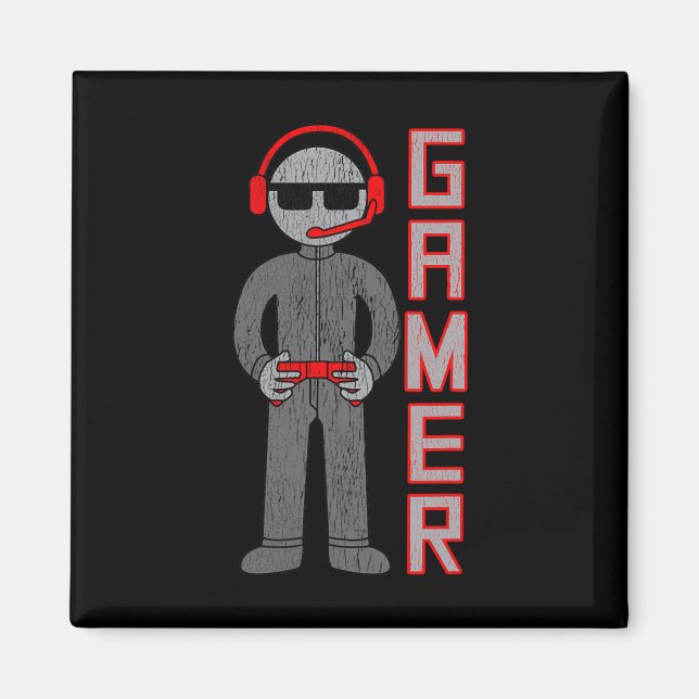 Jungs Geschenk für den besten Video-Game-Player. Magnet (Vorne)