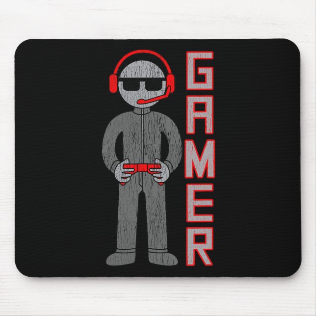 Jungs Geschenk für den besten Video-Game-Player. Mousepad (Vorne)