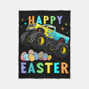 Jungs Happy Ostermonster Truck Ostereier Dog Fleecedecke