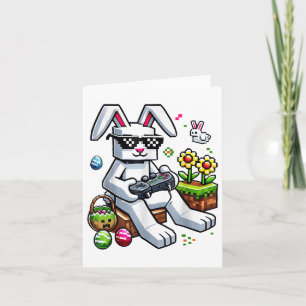 Jungs Happy Ostertag Bunny Egg Video Game Kinder i Karte