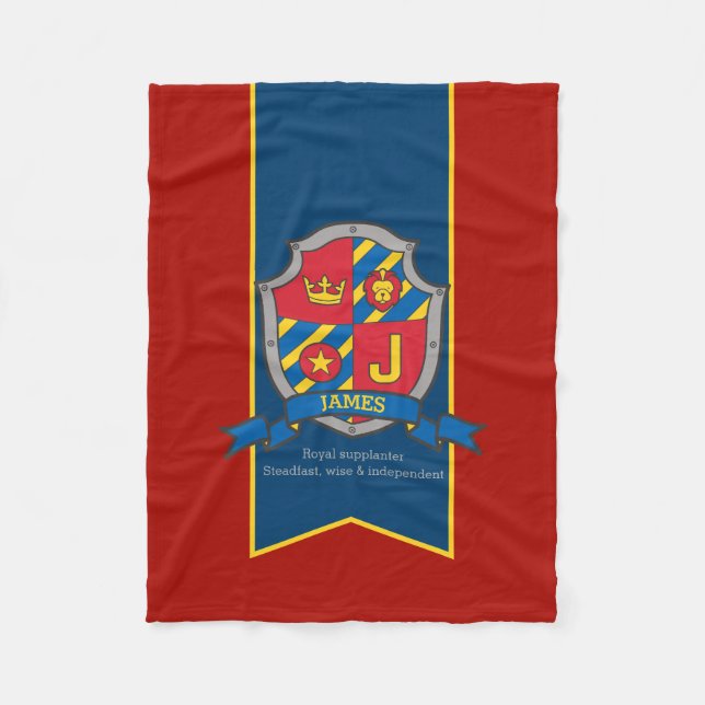 Jungs James oder J Name und bedeutet Decke (Vorderseite)