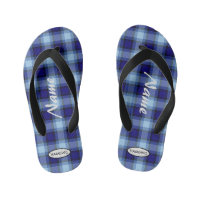 Jungs Karierte Flip-Flops HAMbWG Kid's Flip Flops