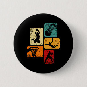Jungs Kinder Männer Bysketbyll Vintager Spaß Byske Button