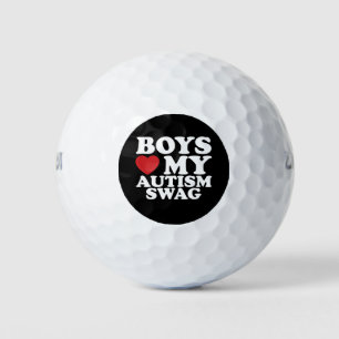 Jungs Liebe Mein Autismus Wackelbewusstsein Herz Golfball