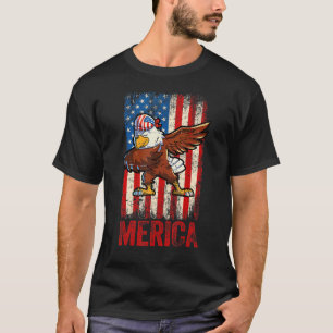 Jungs Männer amerikanischer Adler am 4. Juli T-Shirt