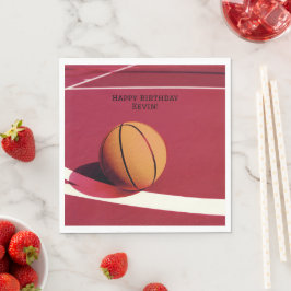 Jungs Moderne Sportkids Red Court Basketball Serviette