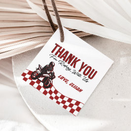 Jungs Motocross Dirt Bike Geburtstag Geschenkanhänger