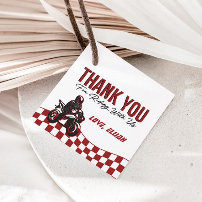 Jungs Motocross Dirt Bike Geburtstag Geschenkanhänger (Von Creator hochgeladen)