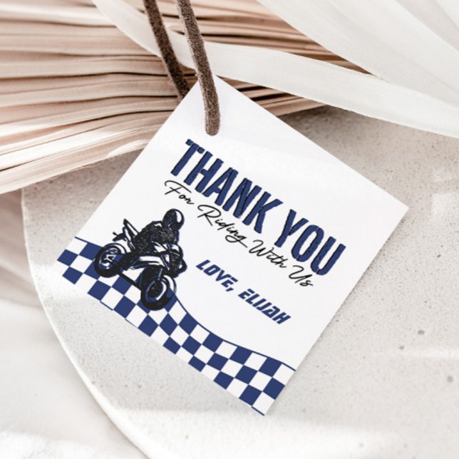 Jungs Motocross Dirt Bike Geburtstag Geschenkanhänger (Von Creator hochgeladen)