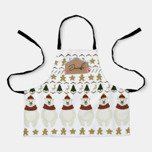 Jungs Name Weihnachts-Schürze Schürze