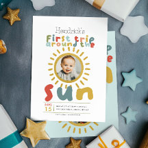 Jungs Niedliches Foto erste Reise um die Sonne Geb