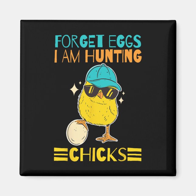 Jungs Osteroutfit Vergessen Eier, die ich jage Magnet (Vorne)