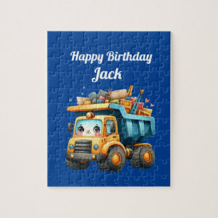 Jungs Personalisierter Name Happy Birthday Puzzle