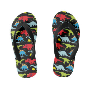 Jungs Spaß Dinosaurier Muster Flip Flops