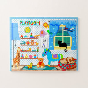 Jungs Spielzimmer Jigsaw Puzzle