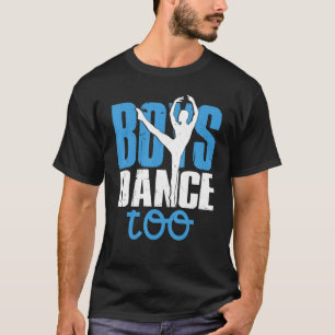 Jungs tanzen zu Ballett Ballsaal tanzen T-Shirt