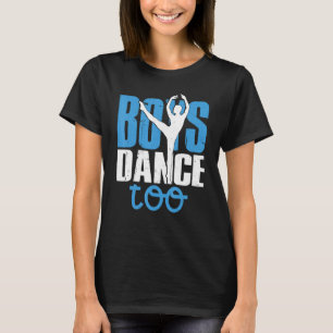 Jungs tanzen zu Ballett Ballsaal tanzen T-Shirt