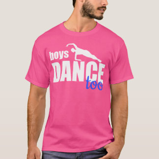 Jungs tanzen zu Balletttänzer für Männer Jungen T-Shirt