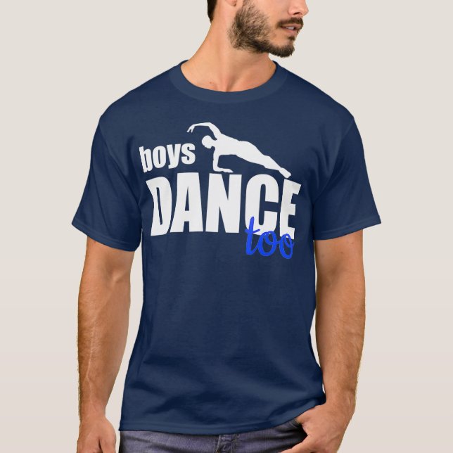 Jungs tanzen zu Balletttänzer für Men Boys T-Shirt (Vorderseite)
