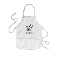Jungs trendy Dschungel Lemur Cartoon mit Name