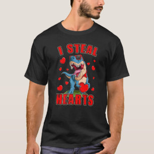 Jungs und Männer lustig ich stehlen Herzen Dinosau T-Shirt