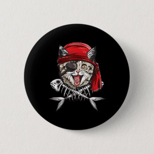 Jungs von Piraten Männer Piratenflagge Fahne Schäd Button