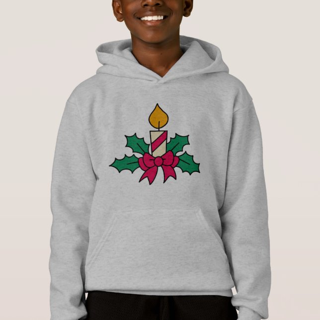 Jungs Weihnachtsjunge Hoodie (Vorderseite)