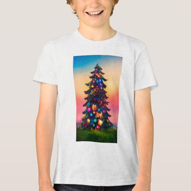 Jungs Weihnachtsmann-T - Shirt (Vorderseite)