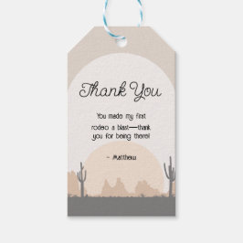Jungs Western Erste Rodeo-Geschenkmarke Geschenkanhänger